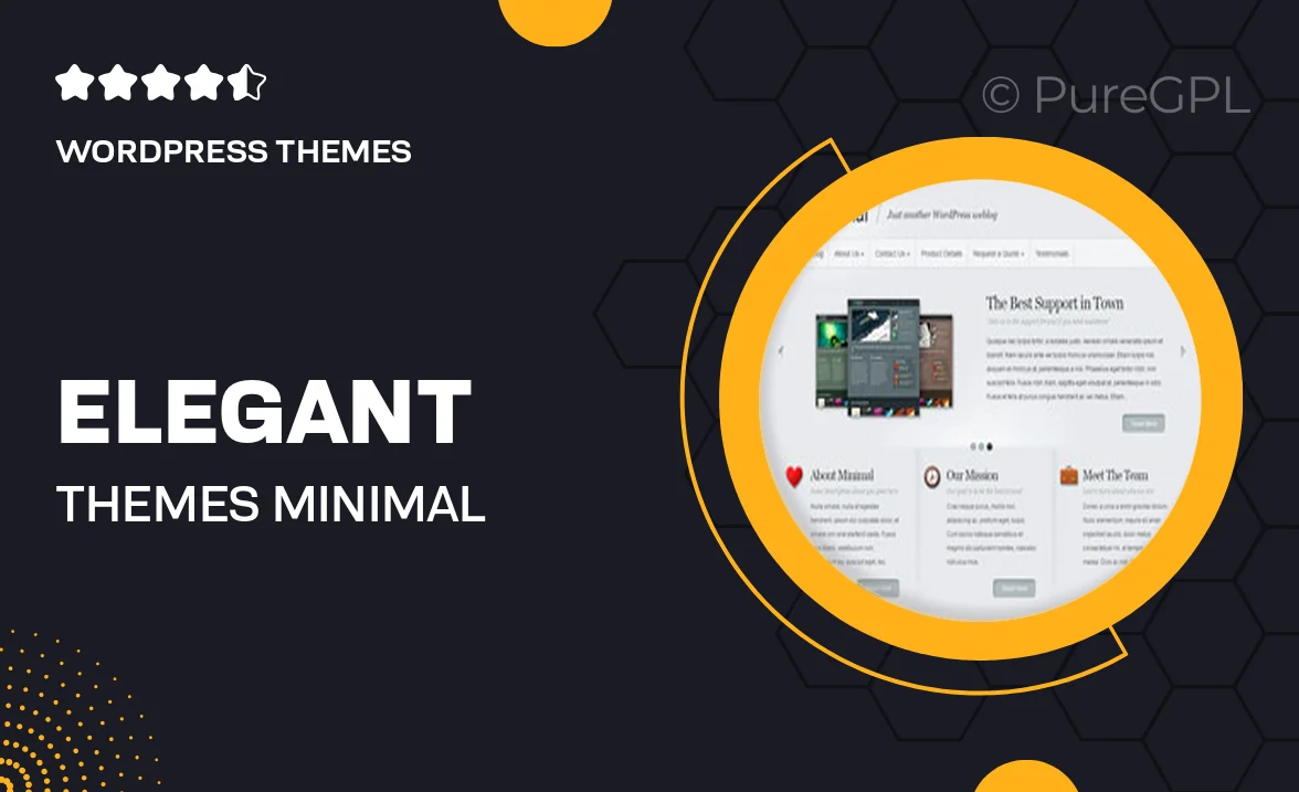 Elegant themes | Minimal