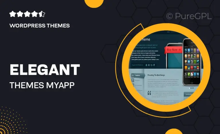 elegant themes myapp