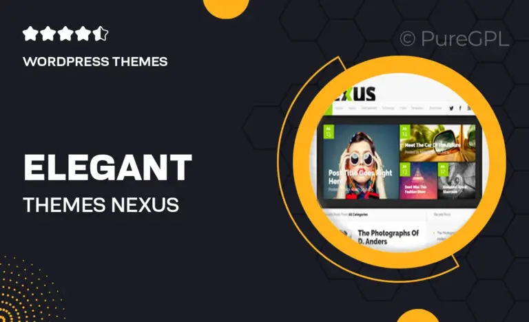 elegant themes nexus