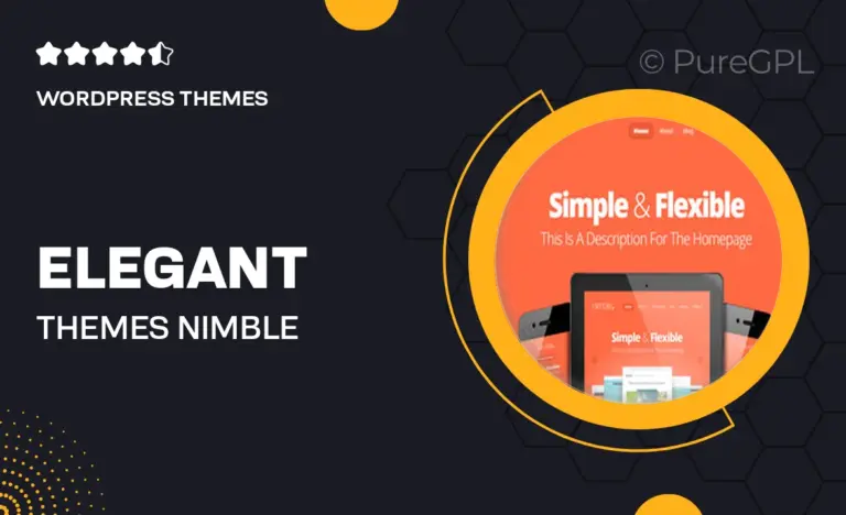 elegant themes nimble