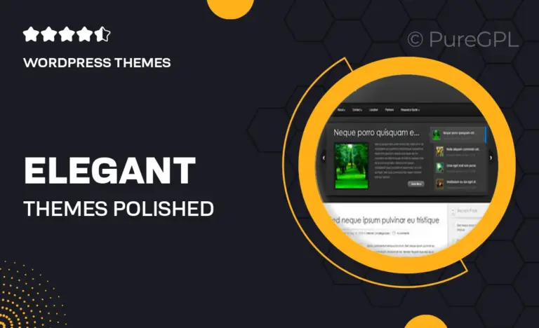 elegant themes polished