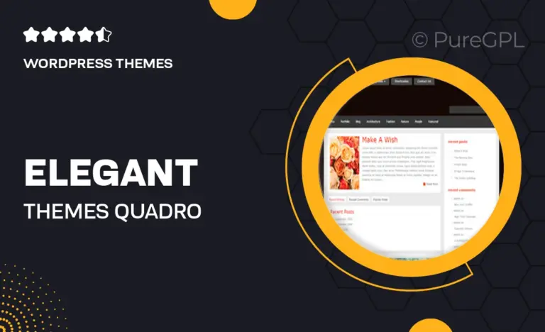 elegant themes quadro