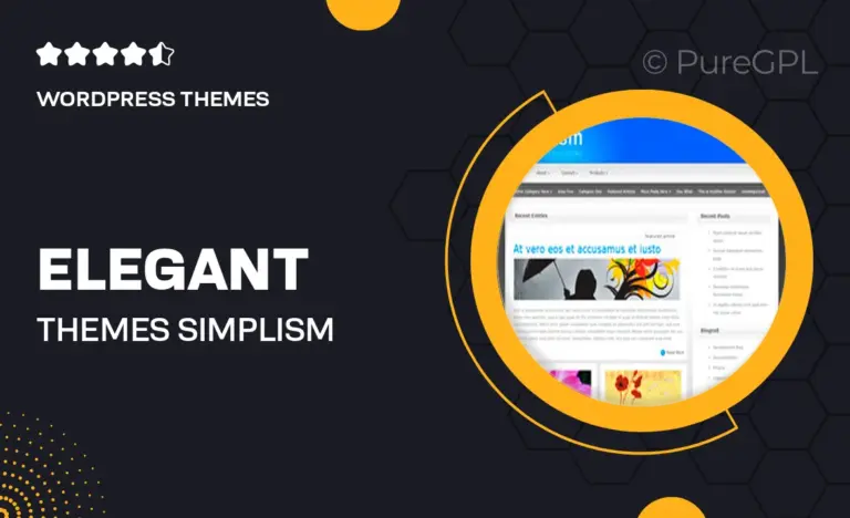 elegant themes simplism