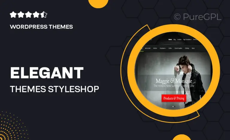 elegant themes styleshop