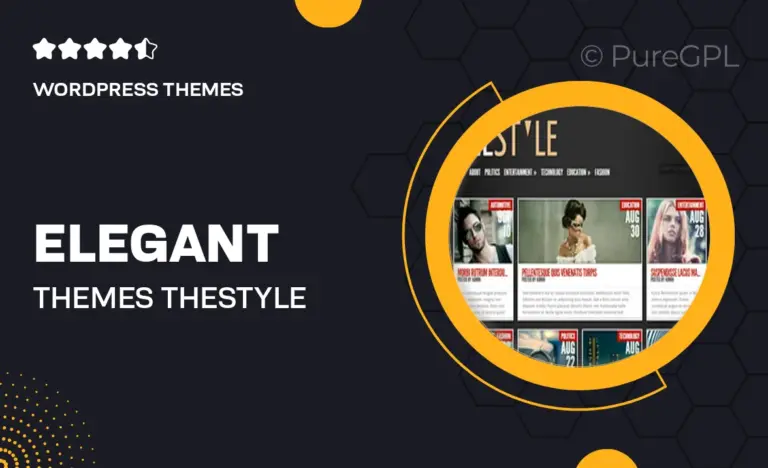 elegant themes thestyle