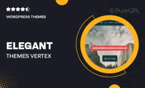 Elegant themes | Vertex