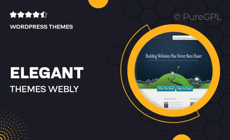 elegant themes webly
