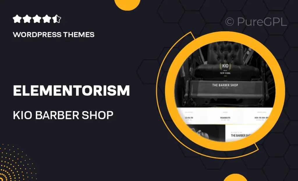 Elementorism | Kio – Barber Shop Template 22 Elementorism | Kio – Barber Shop Template