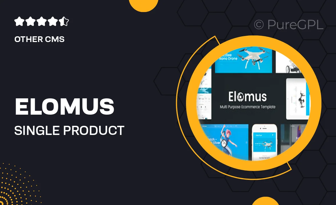 Elomus – Single Product OpenCart Theme