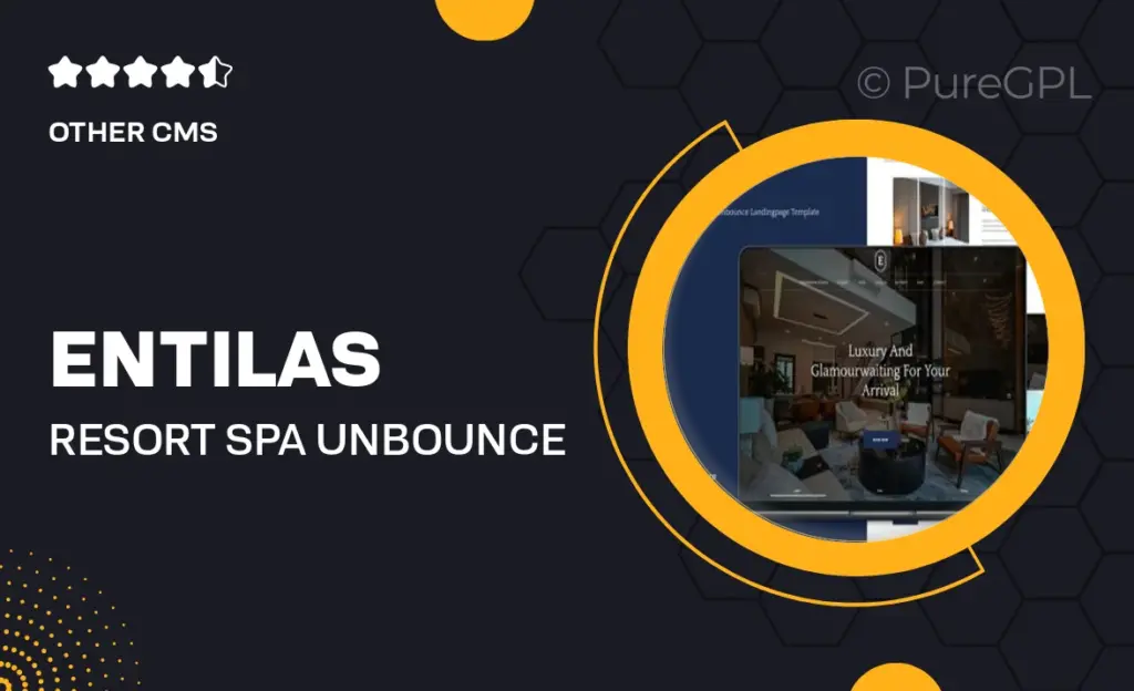 Entilas — Resort & Spa Unbounce Landingpage Template 60 Entilas — Resort & Spa Unbounce Landingpage Template