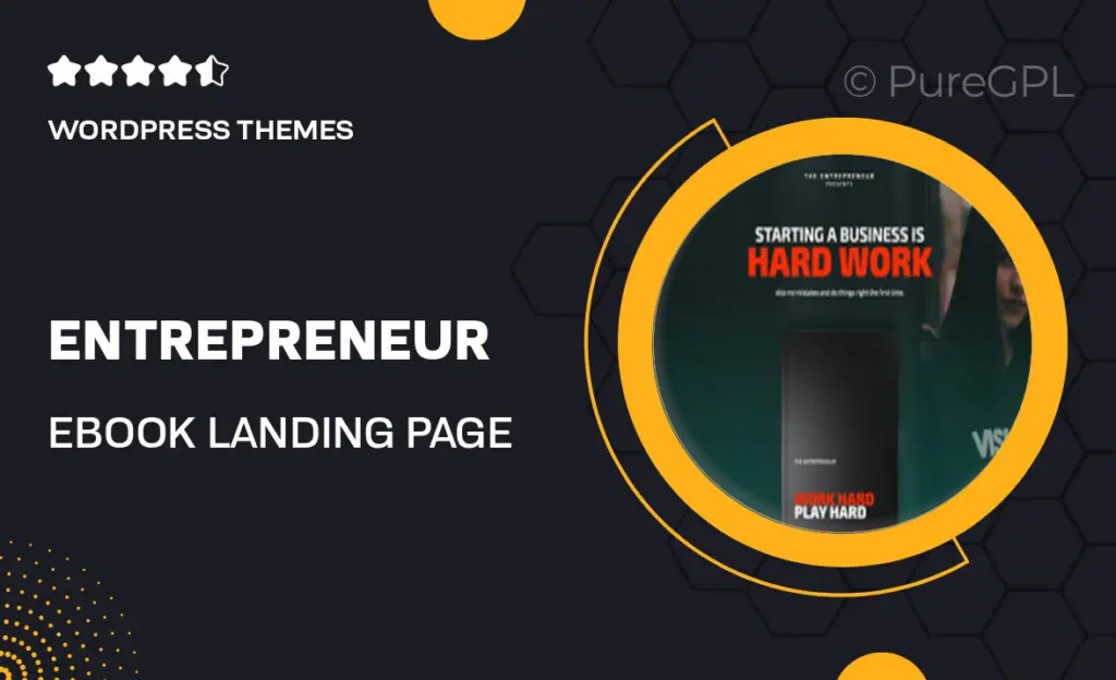 Entrepreneur – E-book Landing Page 25 Entrepreneur – E-book Landing Page