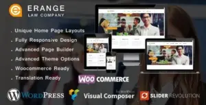 Erange – Law Firm WordPress Theme