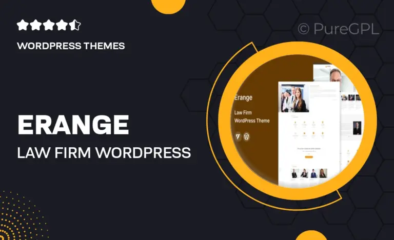 erange law firm wordpress theme