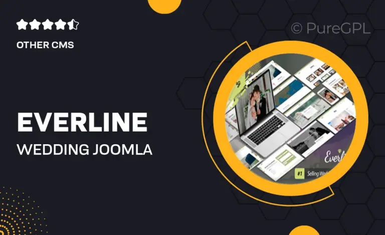 everline wedding joomla template
