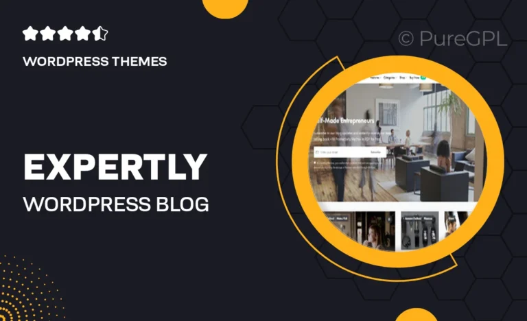 expertly wordpress blog magazine theme for professionals