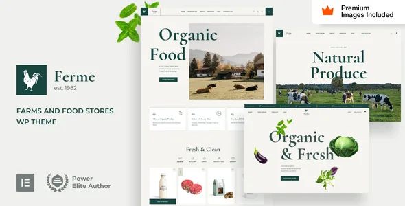 Ferme – Food Store & Farm WooCommerce WordPress Theme