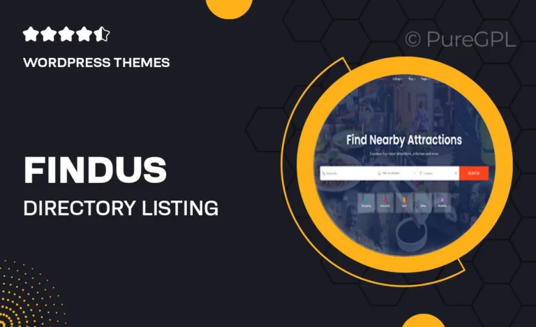 findus directory listing wordpress theme