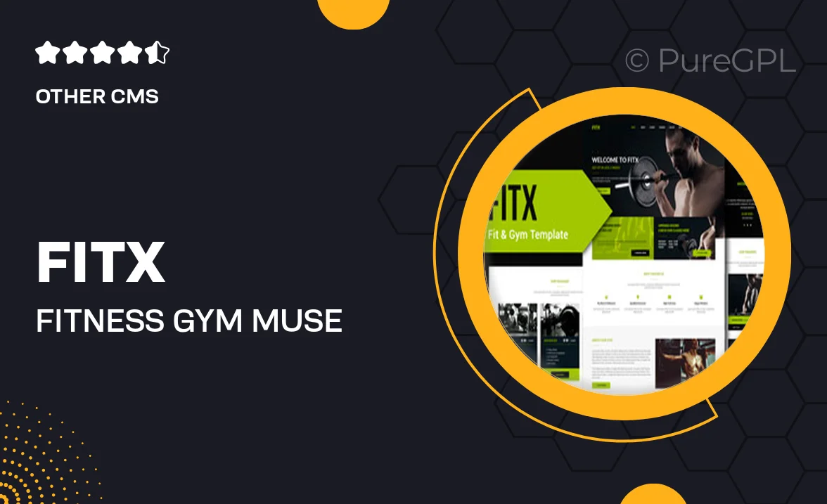 FitX – Fitness & Gym Muse Template YR