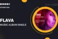 Flava – Music album / single promo site Muse template