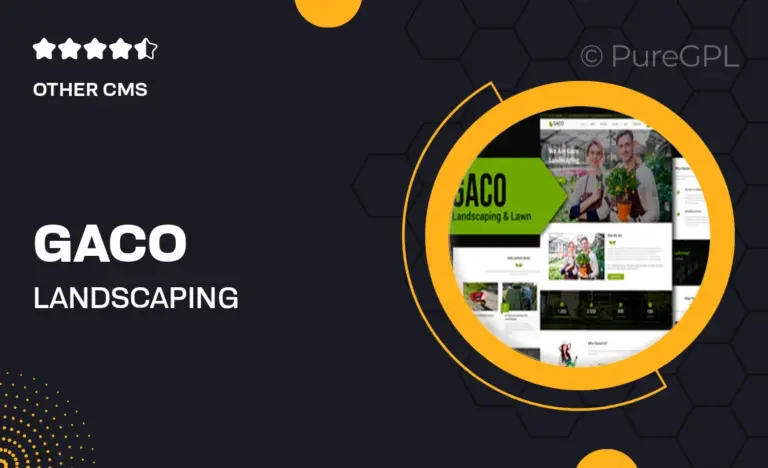 gaco landscaping gardening muse template yr