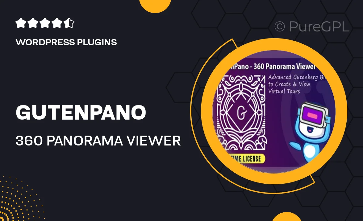 GutenPano – 360 Panorama Viewer for Gutenberg