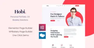 Hobi – Personal Portfolio WordPress Theme