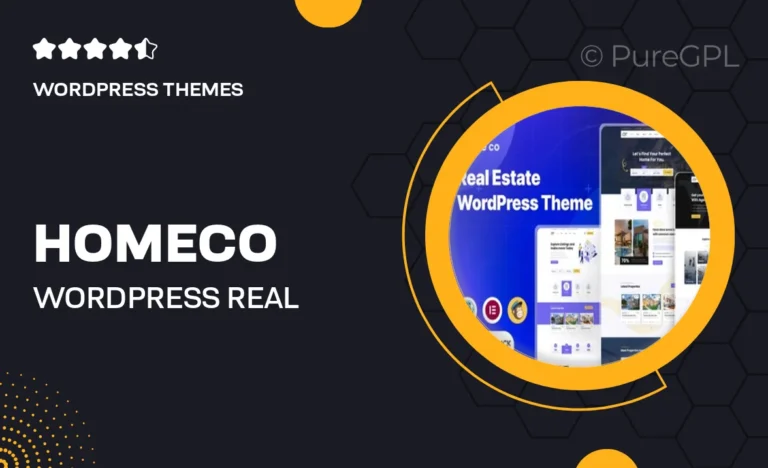 homeco wordpress real estate theme