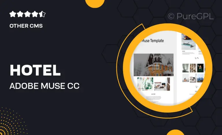 hotel adobe muse cc responsive template