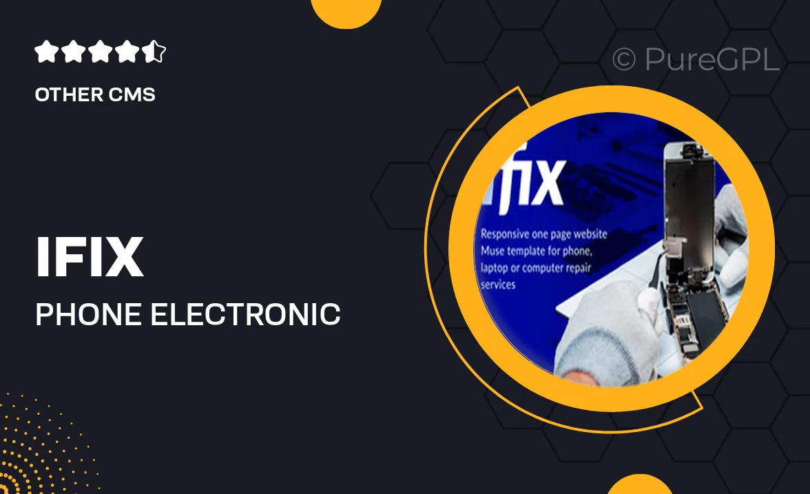 iFix – Phone / Electronic Repair Muse Service Template