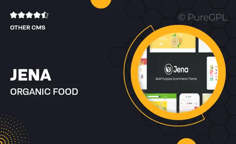 jena organic food responsive prestashop theme