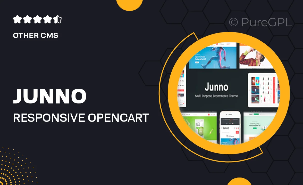 Junno – Responsive OpenCart Theme