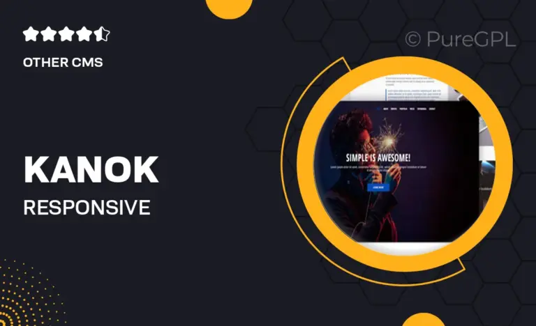 kanok responsive portfolio muse template