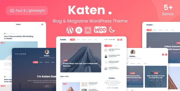 katen blog magazine wordpress theme 1