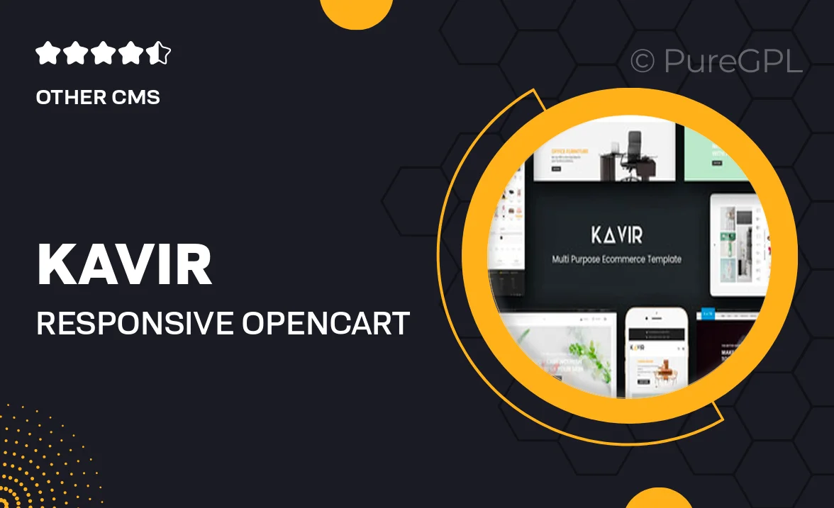 Kavir – Responsive OpenCart Theme