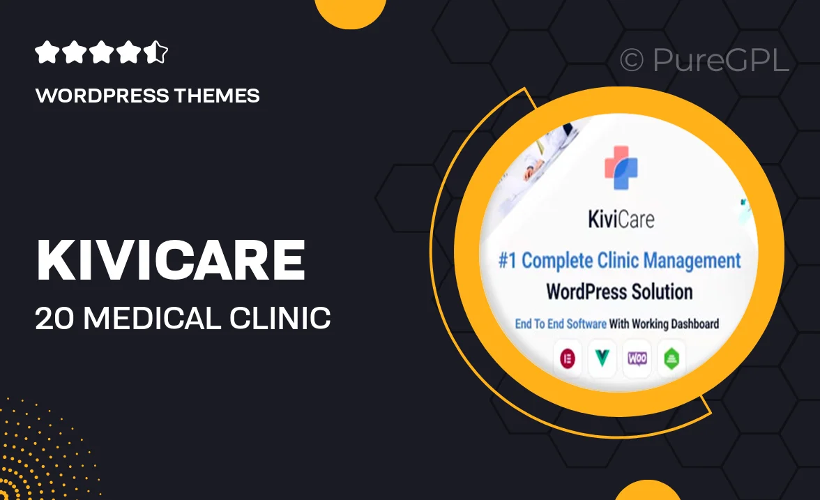 KiviCare 2.0 – Medical Clinic & Patient Management WordPress Solution