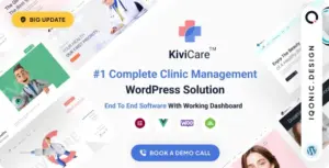 KiviCare 2.0 – Medical Clinic & Patient Management WordPress Solution
