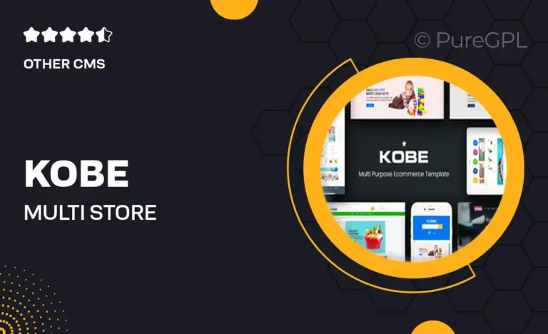 kobe multi store responsive prestashop theme