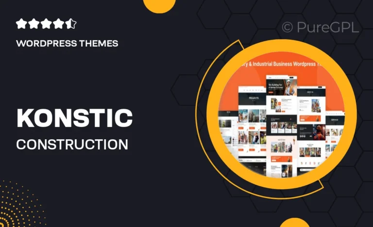 konstic construction wordpress theme