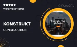 Konstrukt – Construction Landing Page