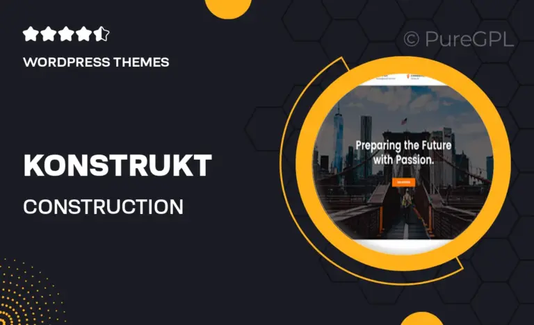 konstrukt construction landing page