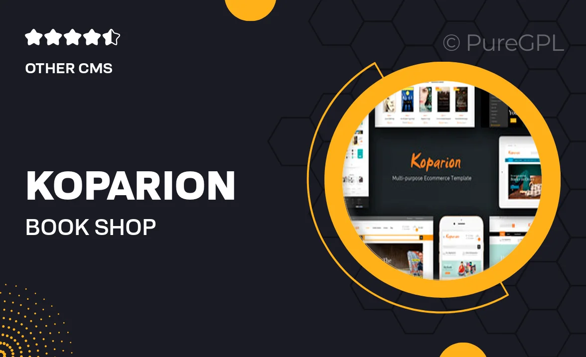 Koparion – Book Shop Responsive OpenCart Theme