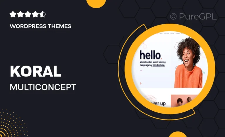koral multi concept wordpress theme