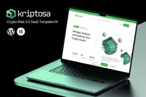 Kriptosa – Web3 SaaS Elementor Template Kit