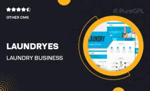 Laundryes – Laundry Business Muse Template YR