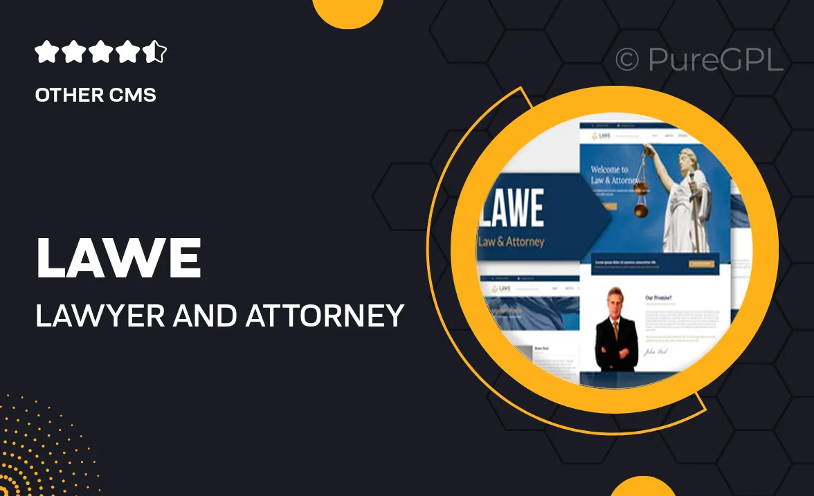 LAWE – Lawyer And Attorney Muse Template YR