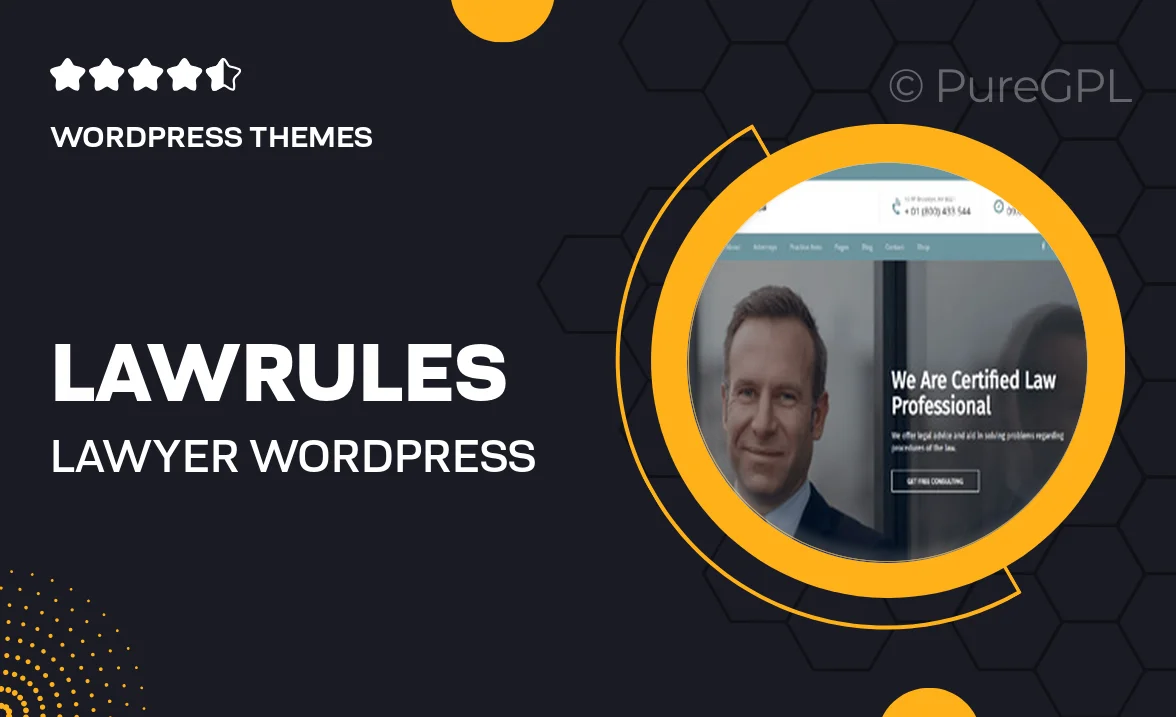 Lawrules | Lawyer WordPress Theme