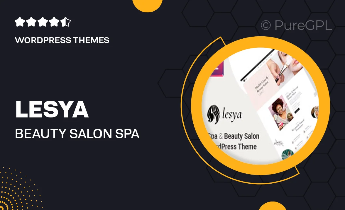 Lesya – Beauty Salon & Spa WordPress Theme