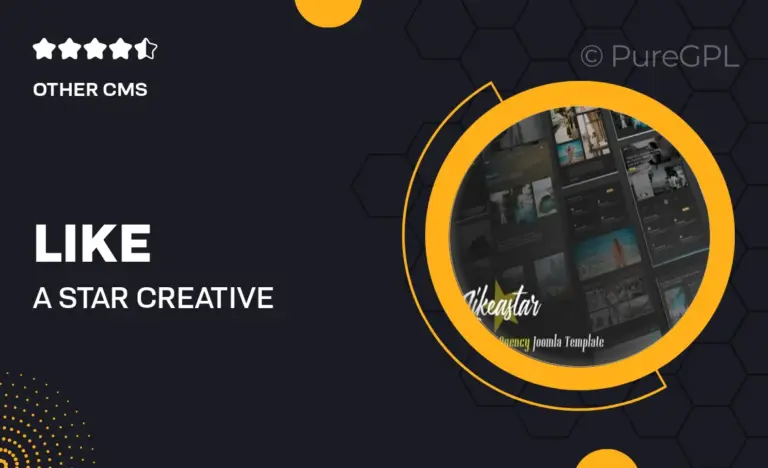 like a star creative agency joomla template