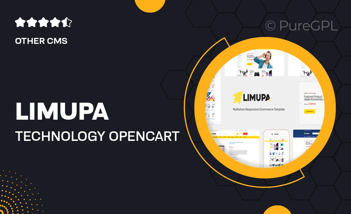 Limupa – Technology OpenCart Theme