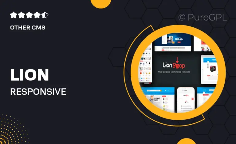 lion responsive prestashop theme